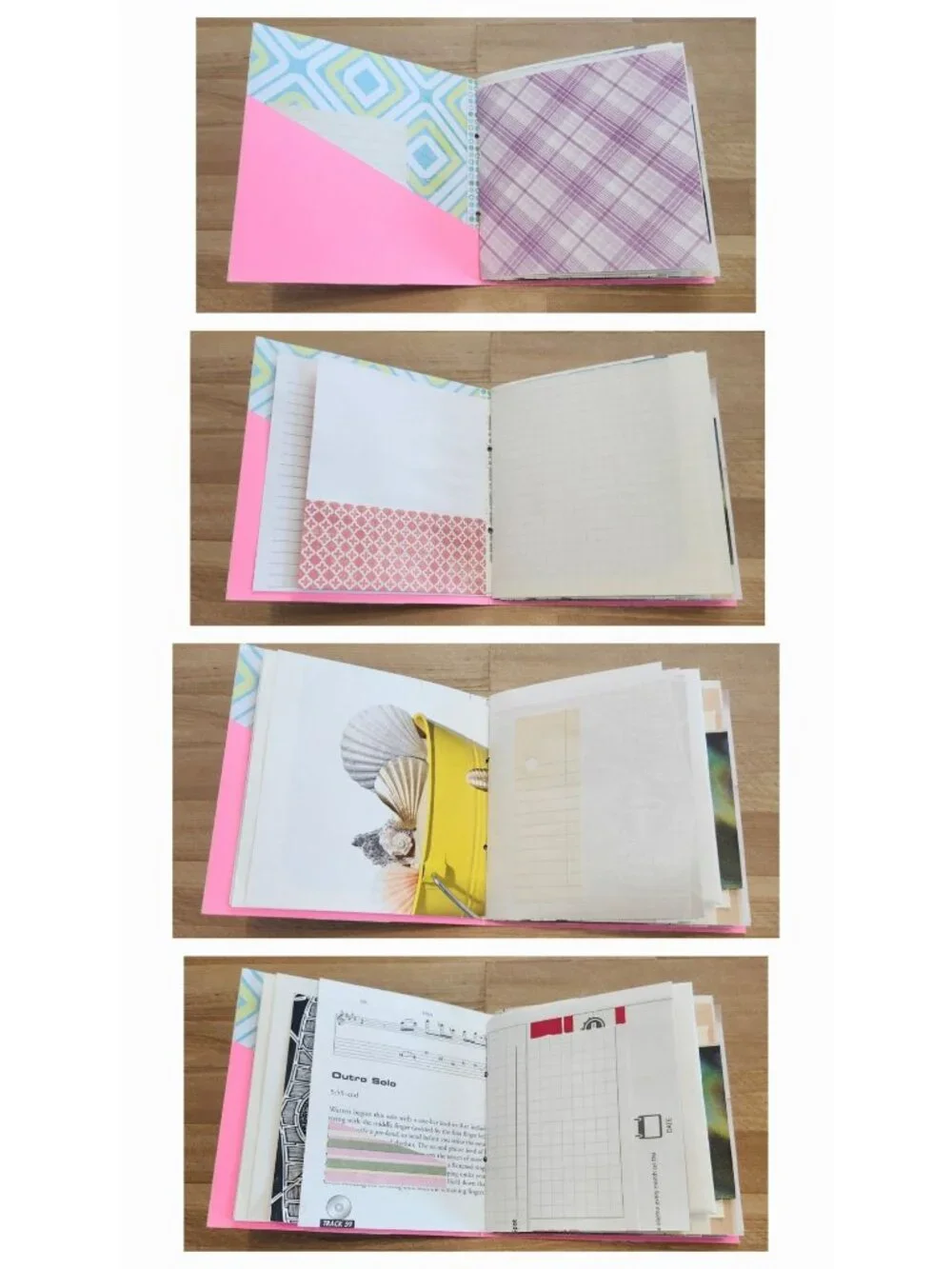 Junk Journal Handmade 96 pages Floral